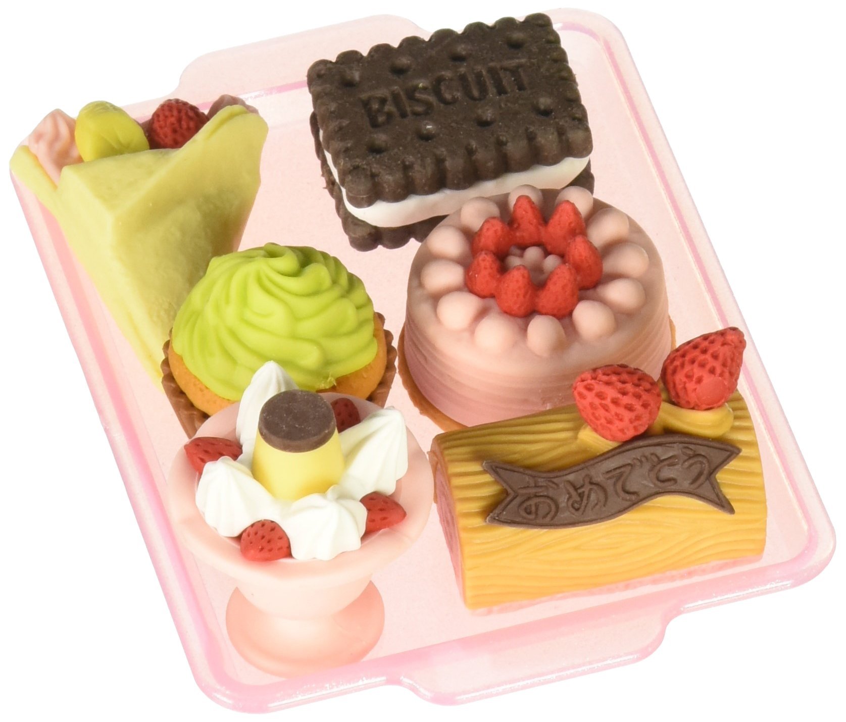 Amazon.com: Iwako Japanese Eraser Set - Dessert Assortment, Multi